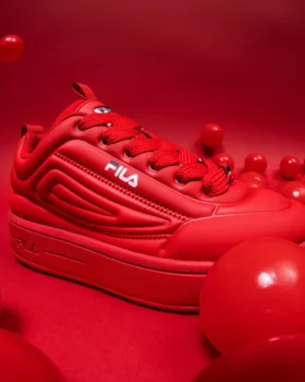 Baskets Fila Superbubble rouges