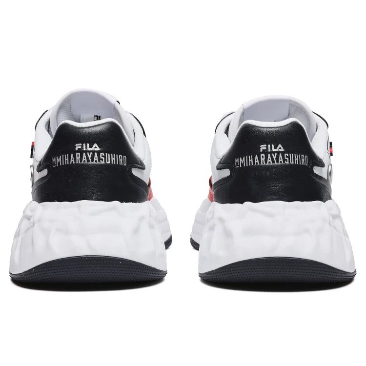 Baskets Fila x MIHARA YASUHIRO « Blanc Noir Rouge »
