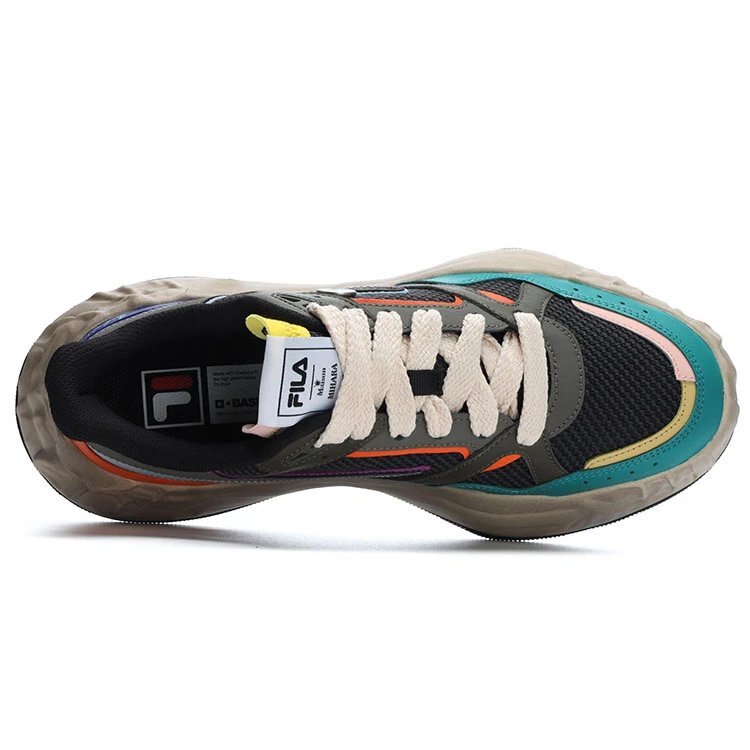 Baskets Fila x MIHARA YASUHIRO « Noir Gris Violet »