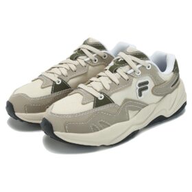 Baskets Flash « Cream White Green »