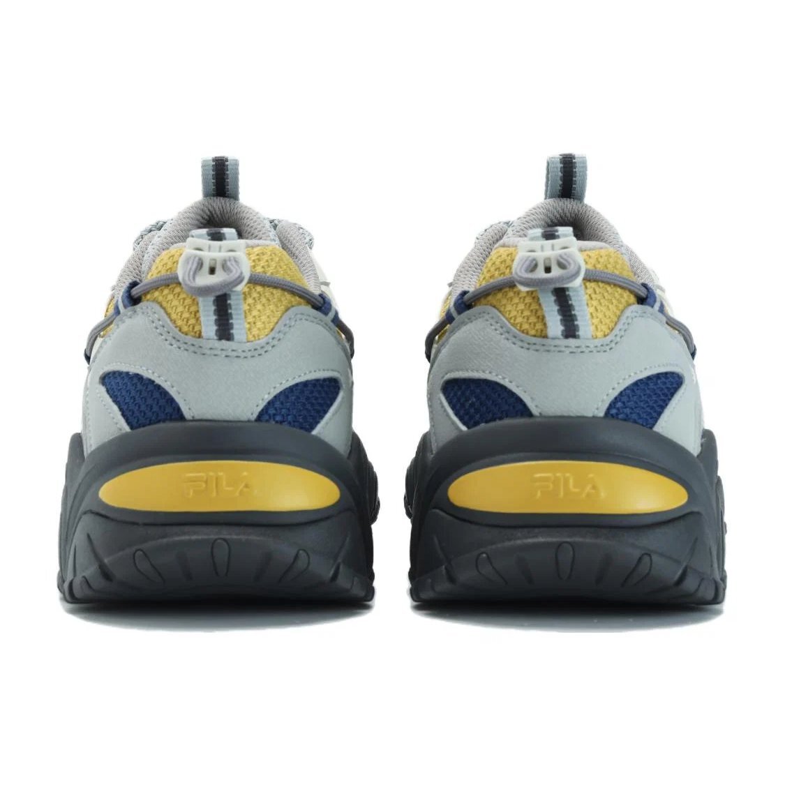 Baskets Fluid 4 « Gris Blanc Jaune »
