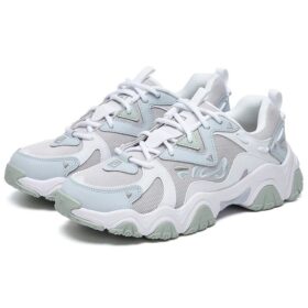 Baskets Fluid 4 « White Blue Green »