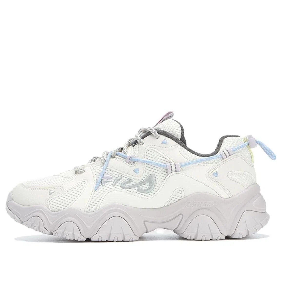 Baskets Fluid 4 « White Grey »