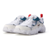 Baskets Fluid « Blanc Gris Bleu sarcelle »
