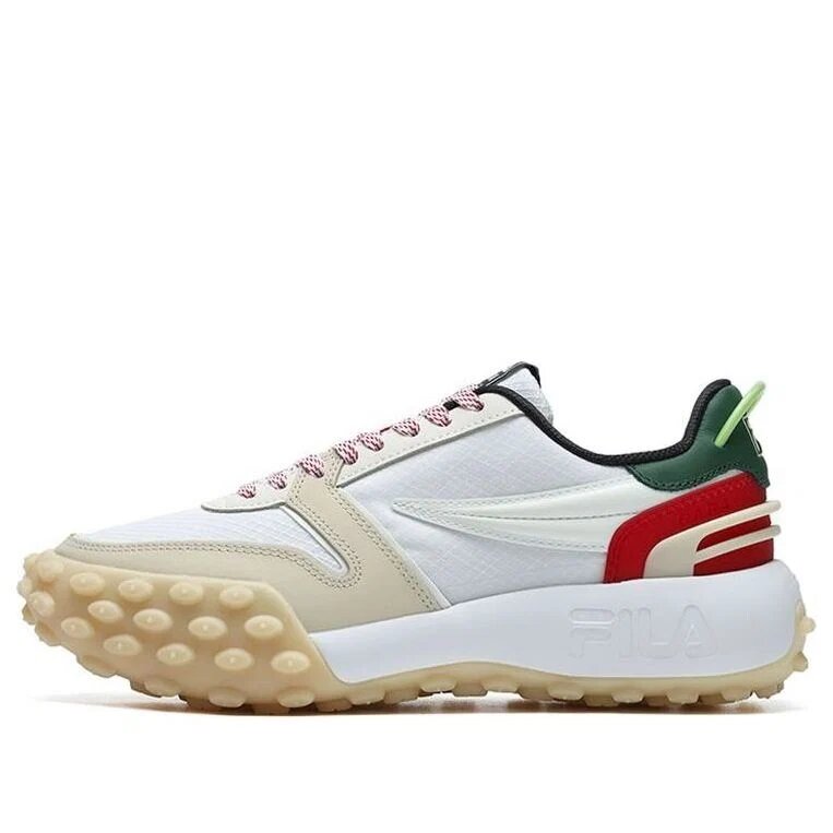 Baskets Gara Chunky « Blanc Rouge Vert »