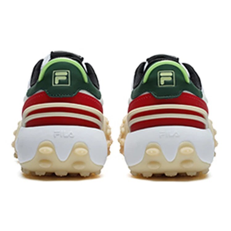 Baskets Gara Chunky « Blanc Rouge Vert »