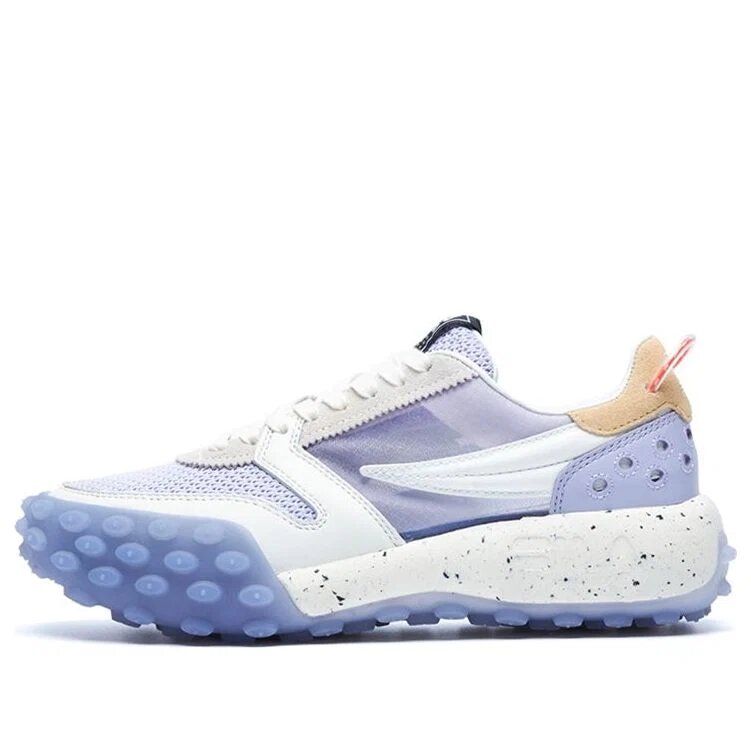 Baskets Gara Chunky « Violet Blanc »