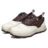 Baskets Golf Oxford Spike « Blanc-Marron »