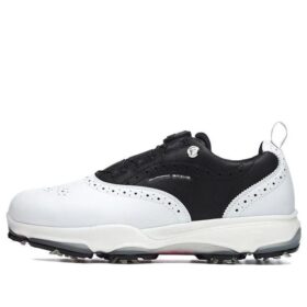 Baskets Golf Oxford Spike « White Black »