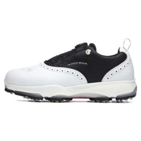 Baskets Golf Oxford Spike « White Black »