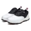 Baskets Golf Oxford Spike « White Black »