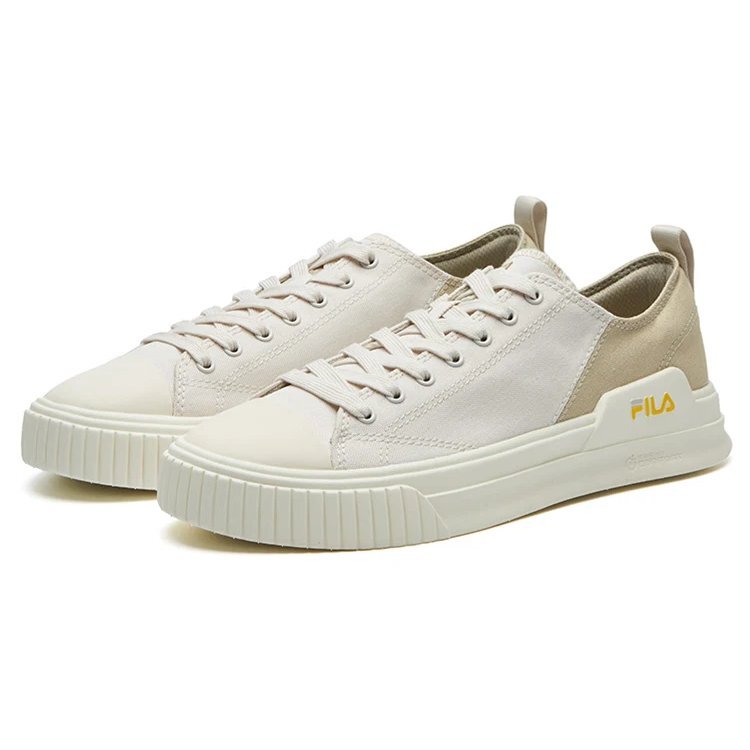 Baskets Heritage-FHT Light Beige/Jaune