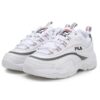 Baskets Heritage Ray Chunky Blanc