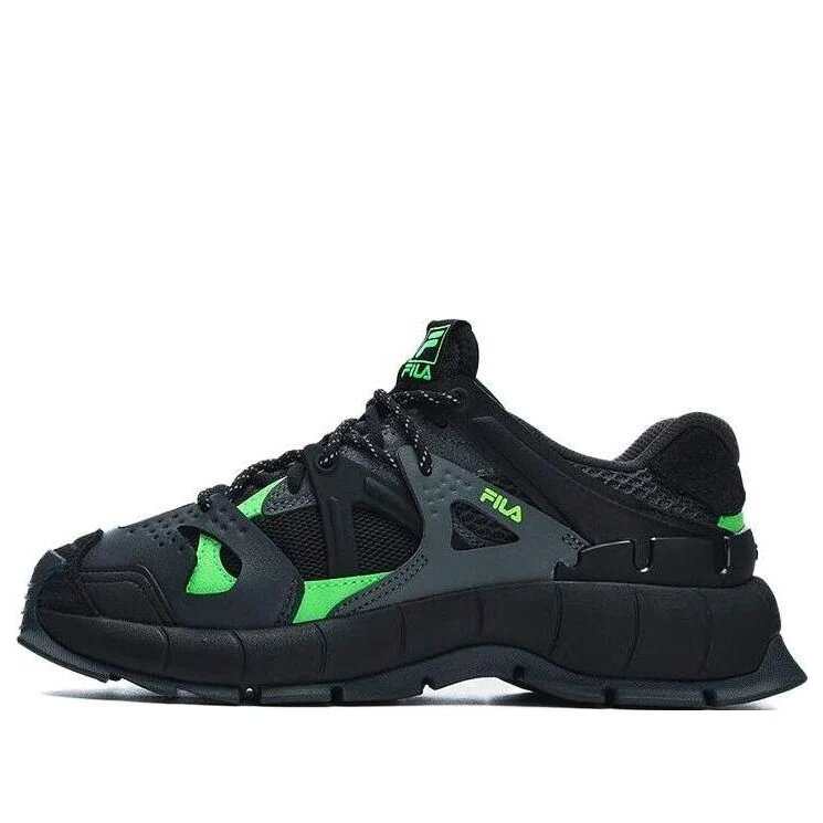 Baskets INSETTO « Black Green »