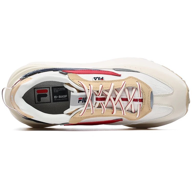 Baskets Jogger 3 « Beige White Red »