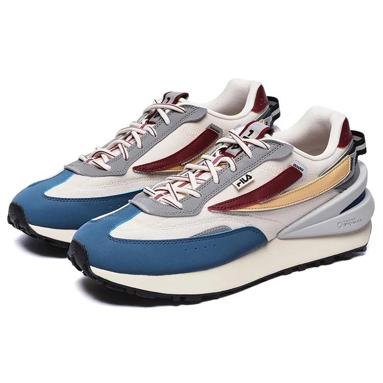 Baskets Jogger 3 « Blanc Bleu Gris »