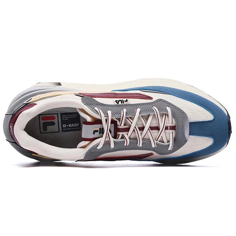 Baskets Jogger 3 « Blanc Bleu Gris »