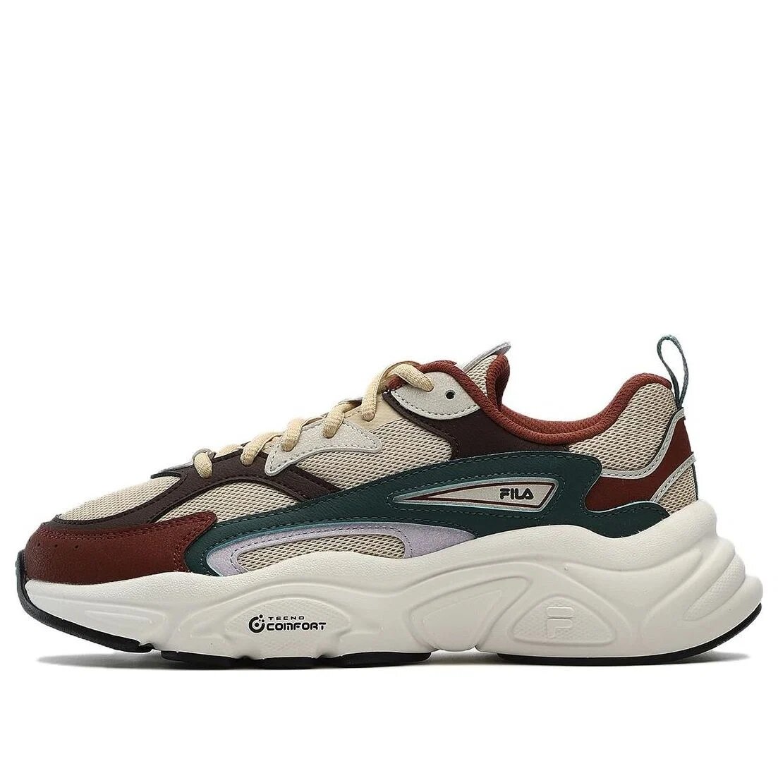 Baskets Mars 1S SMU « Beige, marron, rouge »