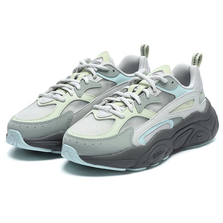 Baskets Mars 1S « Vert, bleu, gris »
