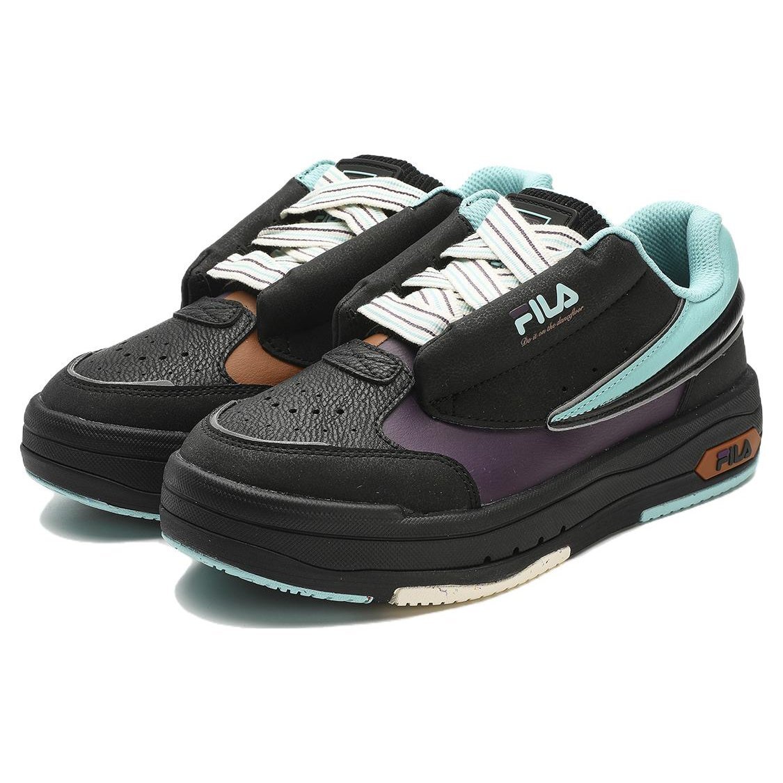Baskets Mix Low « Black Blue »