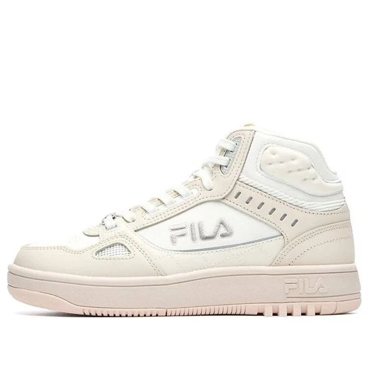 Baskets montantes rose/blanc