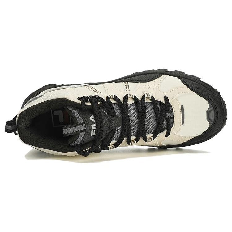 Baskets montantes Trek 1s « Blanc Noir »