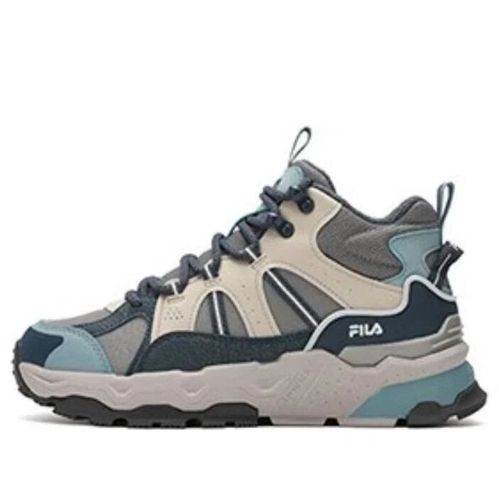 Baskets montantes Trek 1s « Gris-Bleu »