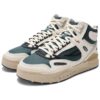 Baskets montantes « White Green »