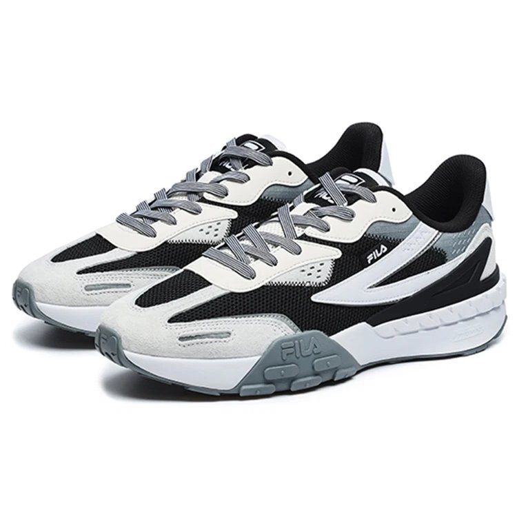 Baskets RENNO Classics « Blanc Gris Noir »