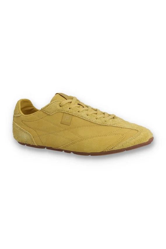 Baskets Ritmo en daim jaune pour femme