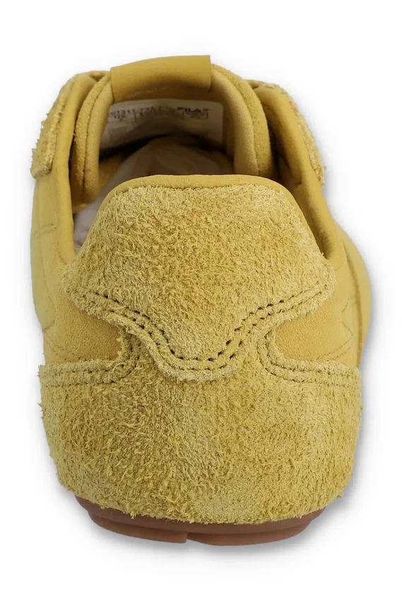Baskets Ritmo en daim jaune pour femme