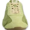 Baskets Ritmo en daim vert pour femme