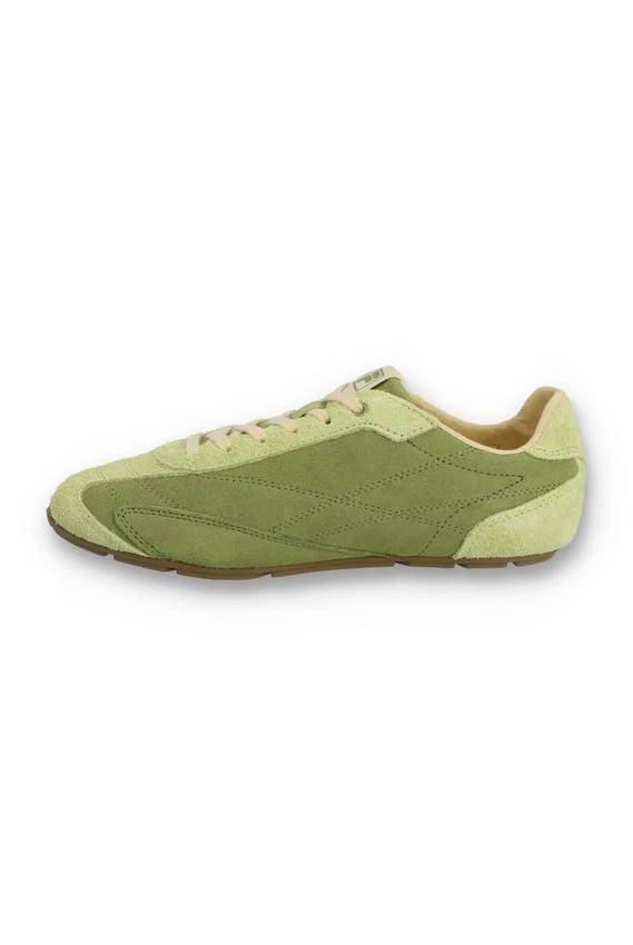 Baskets Ritmo en daim vert pour femme