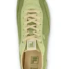 Baskets Ritmo en daim vert pour femme