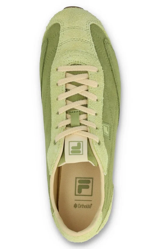 Baskets Ritmo en daim vert pour femme