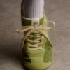 Baskets Ritmo en daim vert pour femme