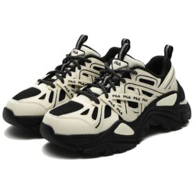 Baskets Sofia « Beige Noir »