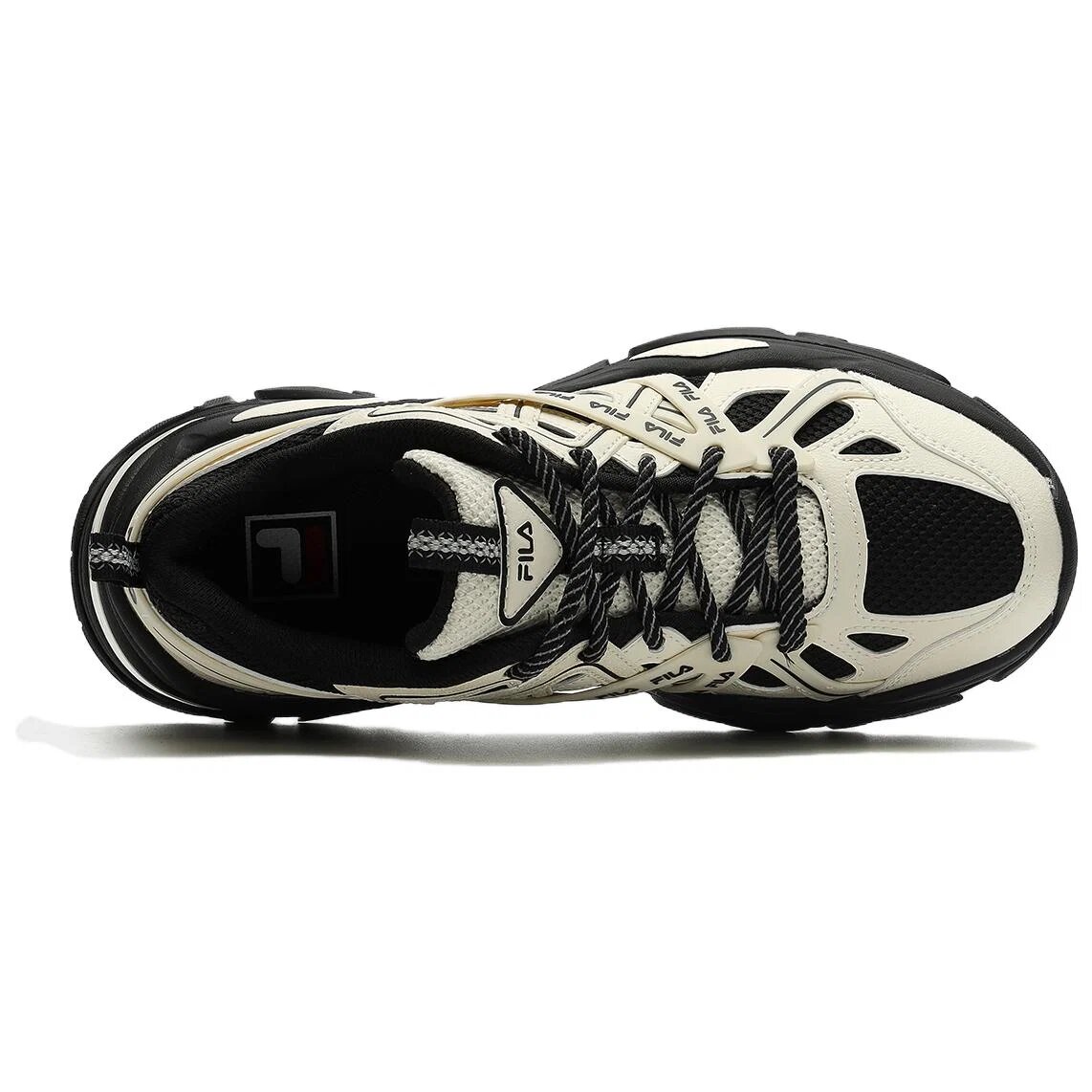 Baskets Sofia « Beige Noir »
