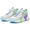 Baskets Swarm low swirl violet/blanc/gris
