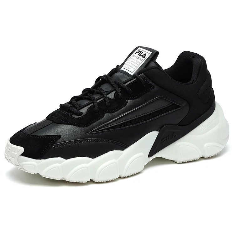 Baskets tendance Chaussures de course basses Noir/Blanc