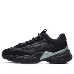 Baskets tendance, chaussures de course basses « Noir Gris »