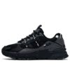 Baskets tendance, chaussures de course basses, noir/gris