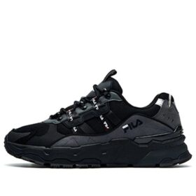 Baskets tendance, chaussures de course basses, noir/gris
