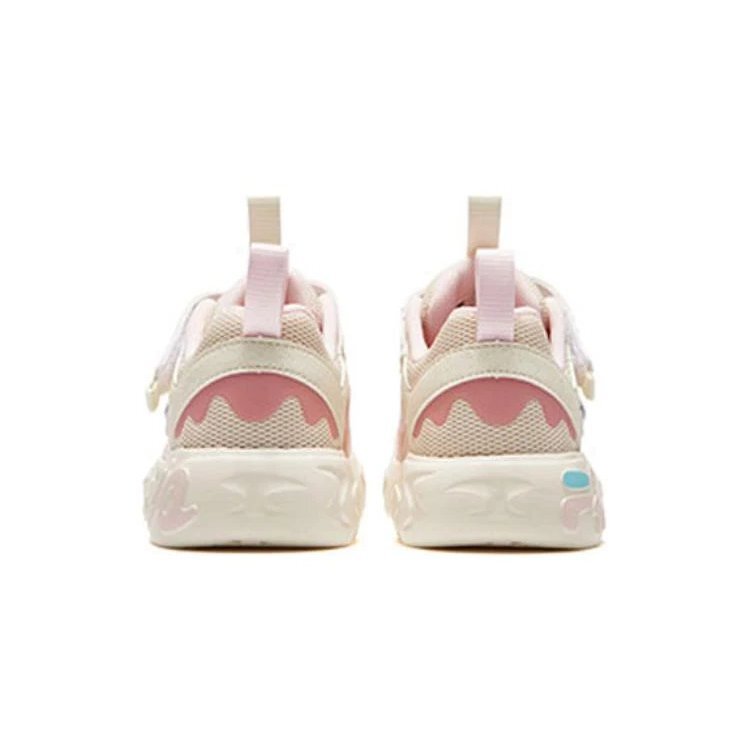 Baskets tendance « Crème, Blanc, Rose »