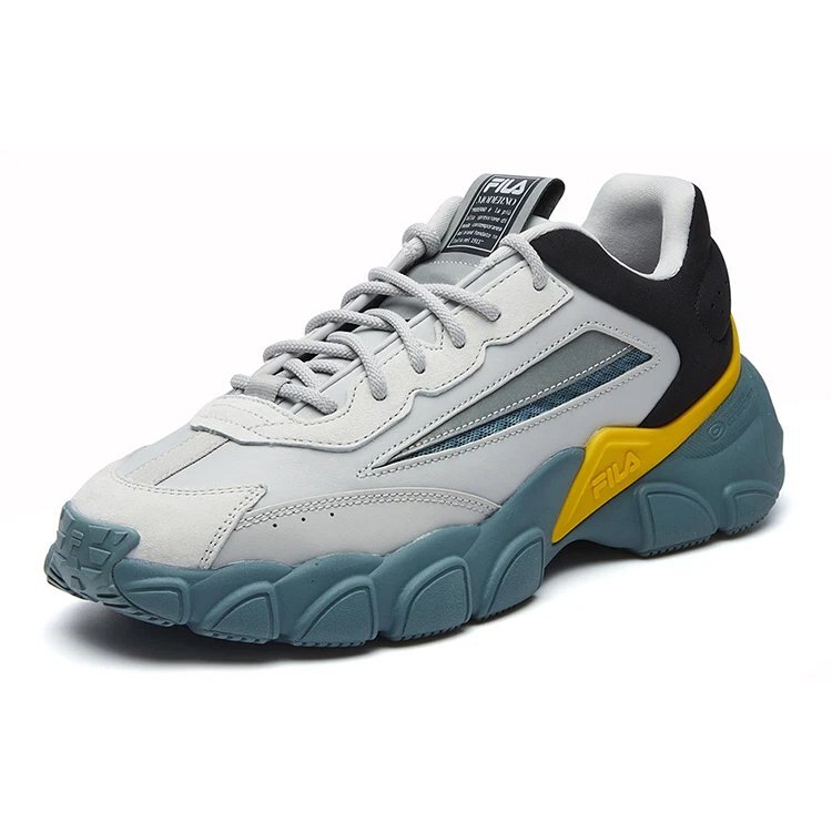 Baskets tendance Gris/Jaune