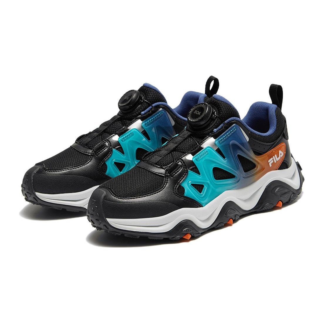 Baskets TGR1 « Noir Bleu »