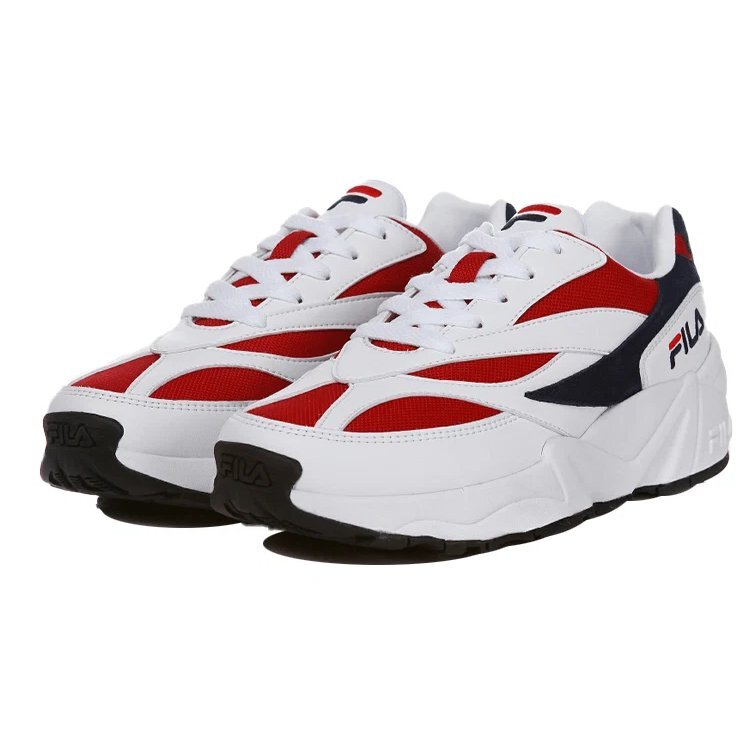 Baskets Venom 94 « Blanc Rouge Bleu marine »