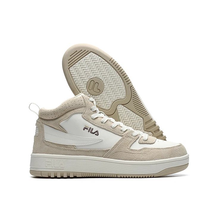 Baskets Ventuno Beige « White Cream »