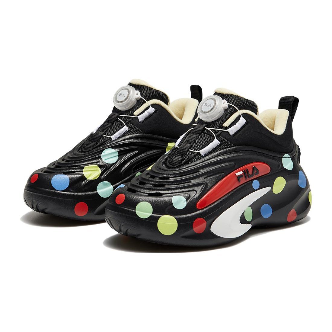 Baskets Whale « Black Multi »