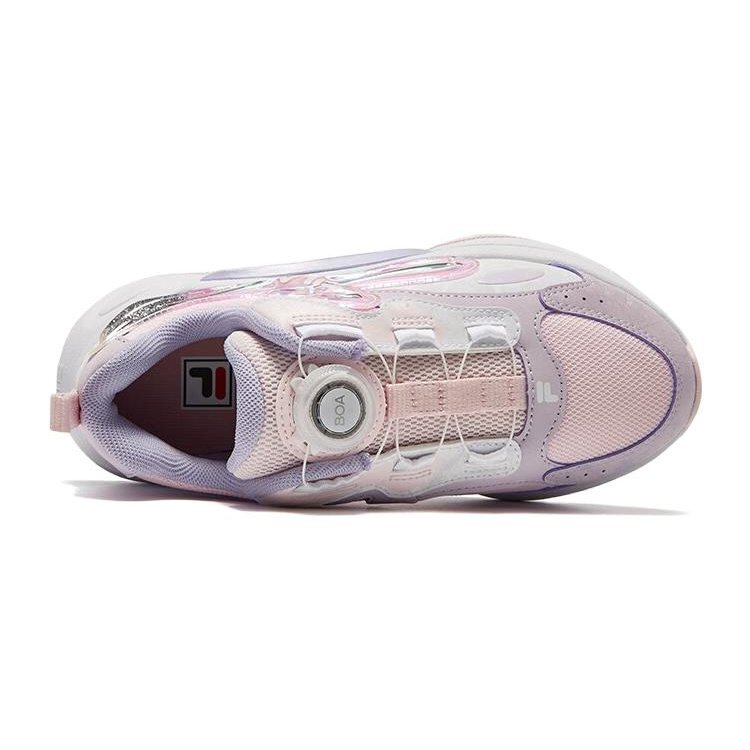 Baskets WHALE II « Rose, violet, blanc »